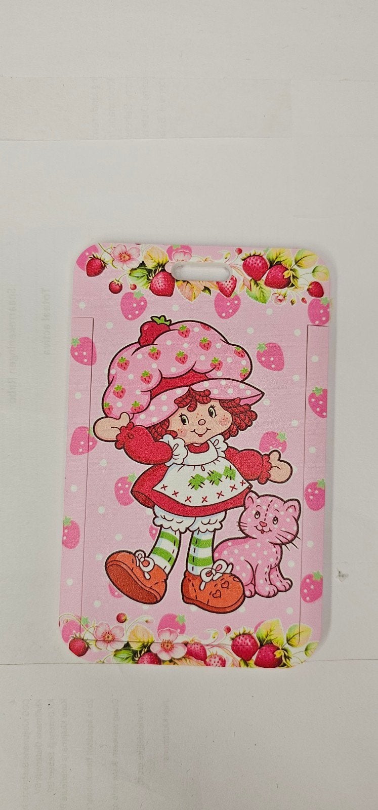 strawberry shortcake idhouder/passhouder, Ophalen of Verzenden, Nieuw