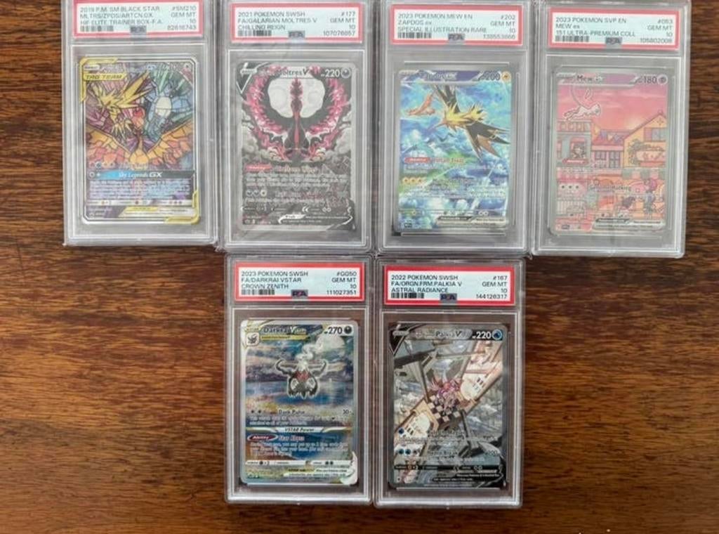 6x PSA 10 Pokémon Kaarten - Diverse Zeldzame Exemplaren, Ophalen of Verzenden, Nieuw, Meerdere kaarten
