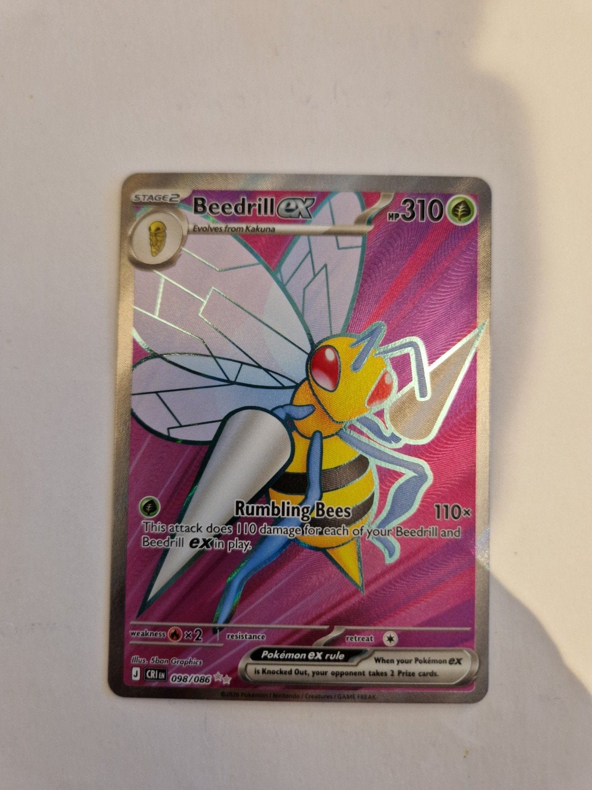 Beedrill ex 098/086, Ophalen of Verzenden