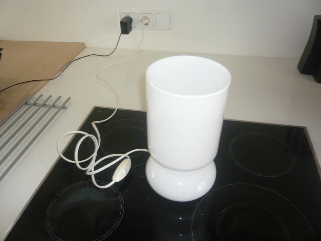 Tafellamp Ikea Lykta, Huis en Inrichting, Lampen | Tafellampen, Vintage, Ophalen of Verzenden, Minder dan 50 cm, Glas