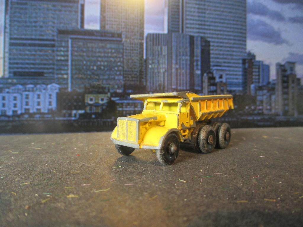 1:146 Euclid Dump Truck Matchbox Lesney 6c 1962-1967, Ophalen of Verzenden, Gebruikt, Auto