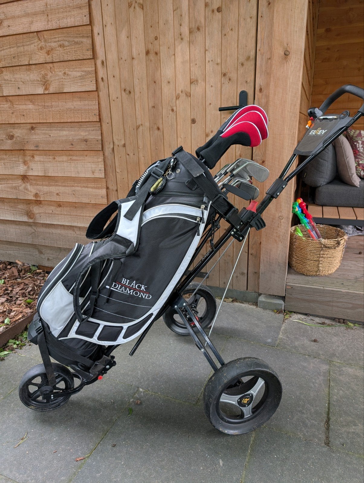 Skymax S1 Complete Golfset +1 inch met tas en trolley, Ophalen, Zo goed als nieuw, Set, Overige merken
