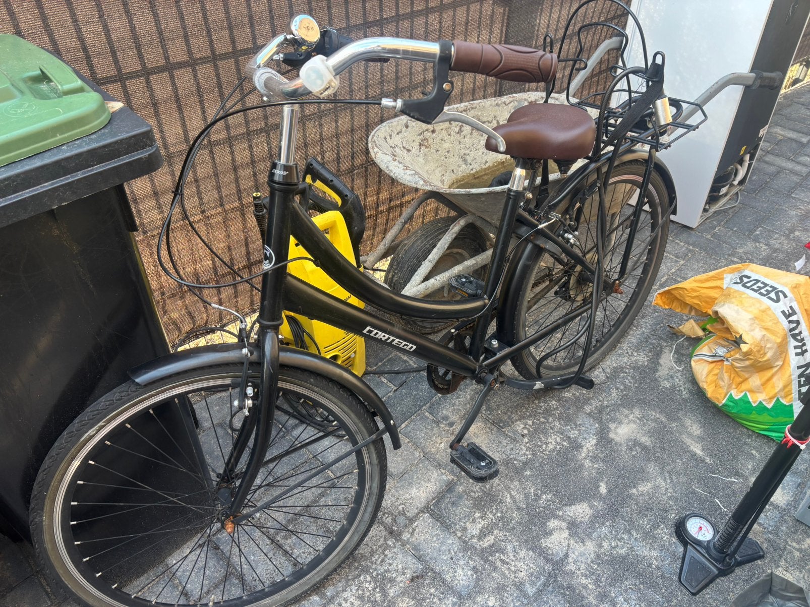 Cortego fiets, Ophalen, Gebruikt