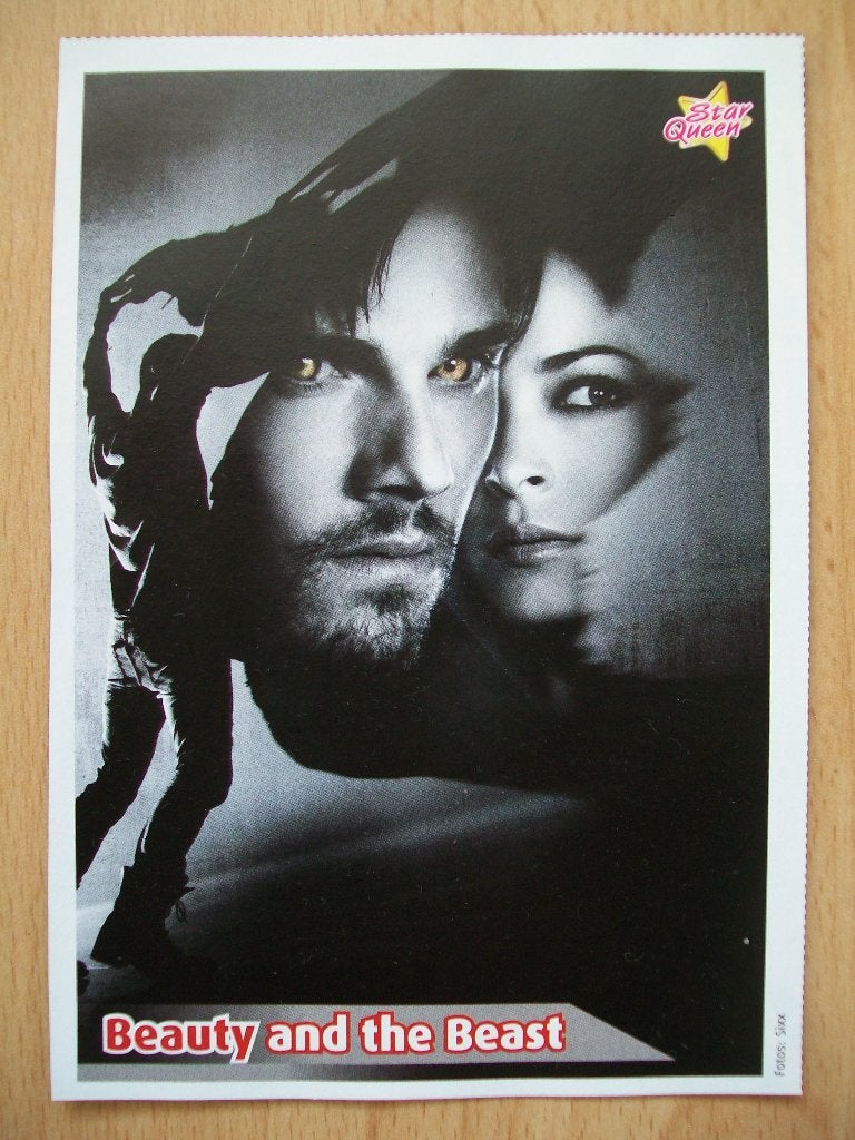 Mini poster Beauty and the Beast uit Star Queen 9,5 x 14 cm, Verzamelen, Ophalen of Verzenden, Nieuw, A4 of kleiner, Film en Tv