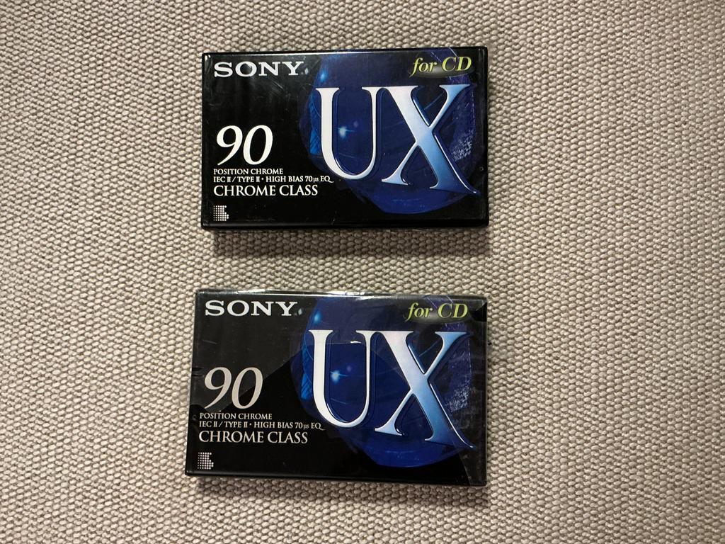 SONY UX Chrome type II for CD 2 stuks in verpakking NIEUW, 2 t/m 25 bandjes, Overige genres, Ophalen of Verzenden, Zo goed als nieuw