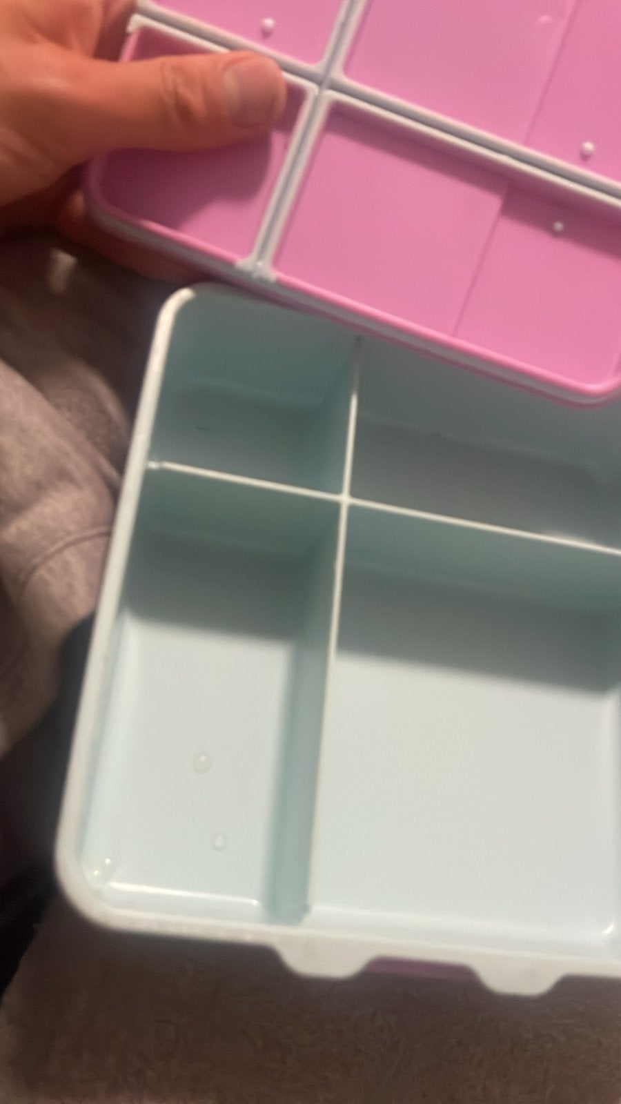 Handige lunchbox met vakjes -reserved, Huis en Inrichting, Keuken | Keukenbenodigdheden, Kunststof, Nieuw, Ophalen of Verzenden