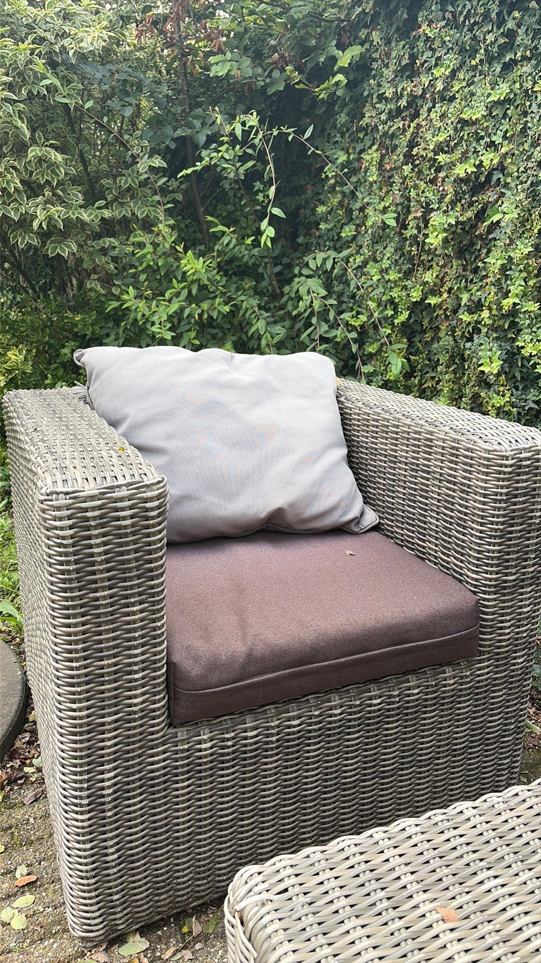 Loungeset, Ophalen, 4 zitplaatsen, Gebruikt, Bank