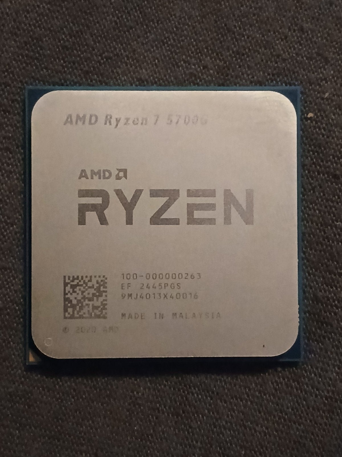 AMD Ryzen 7 5700G Processor - Zo goed als nieuw, Computers en Software, 8-core, AMD Ryzen 7 5700G, Ophalen of Verzenden, 3 tot 4 Ghz
