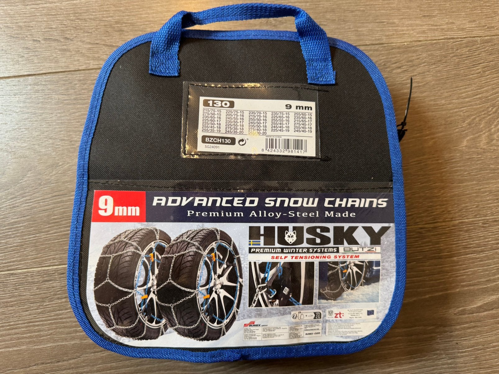 Husky Advanced Sneeuwkettingen 9mm - Maat 130, Ophalen, Nieuw