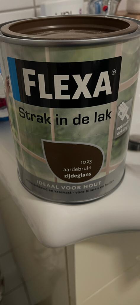 Flexa strak in de lak ongeopend, Ophalen of Verzenden, Nieuw, Wit, Lak