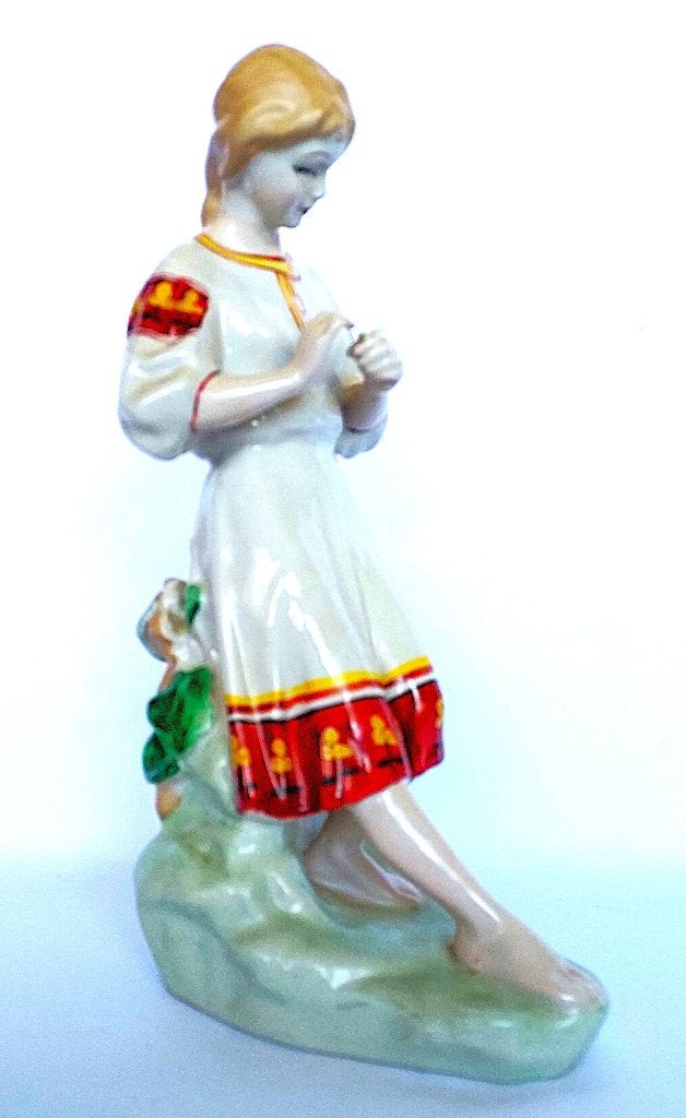 Beeld  Vintage Russian Polonne Art porselein beeld, Ophalen of Verzenden