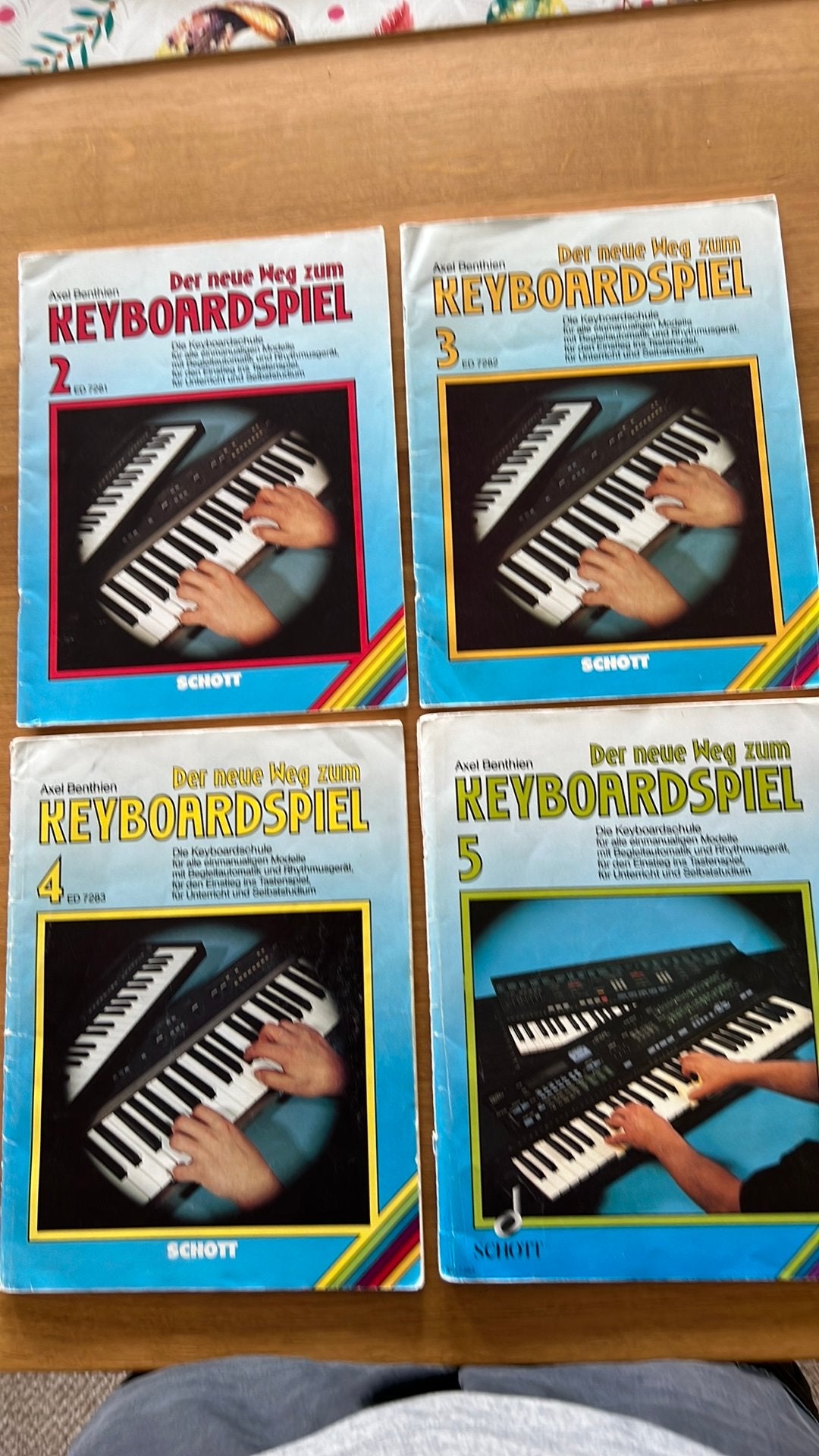 4x Der Neue Weg zum Keyboardspiel  van Axel Bentheim., Gebruikt, Overige soorten, Ophalen of Verzenden, Keyboard