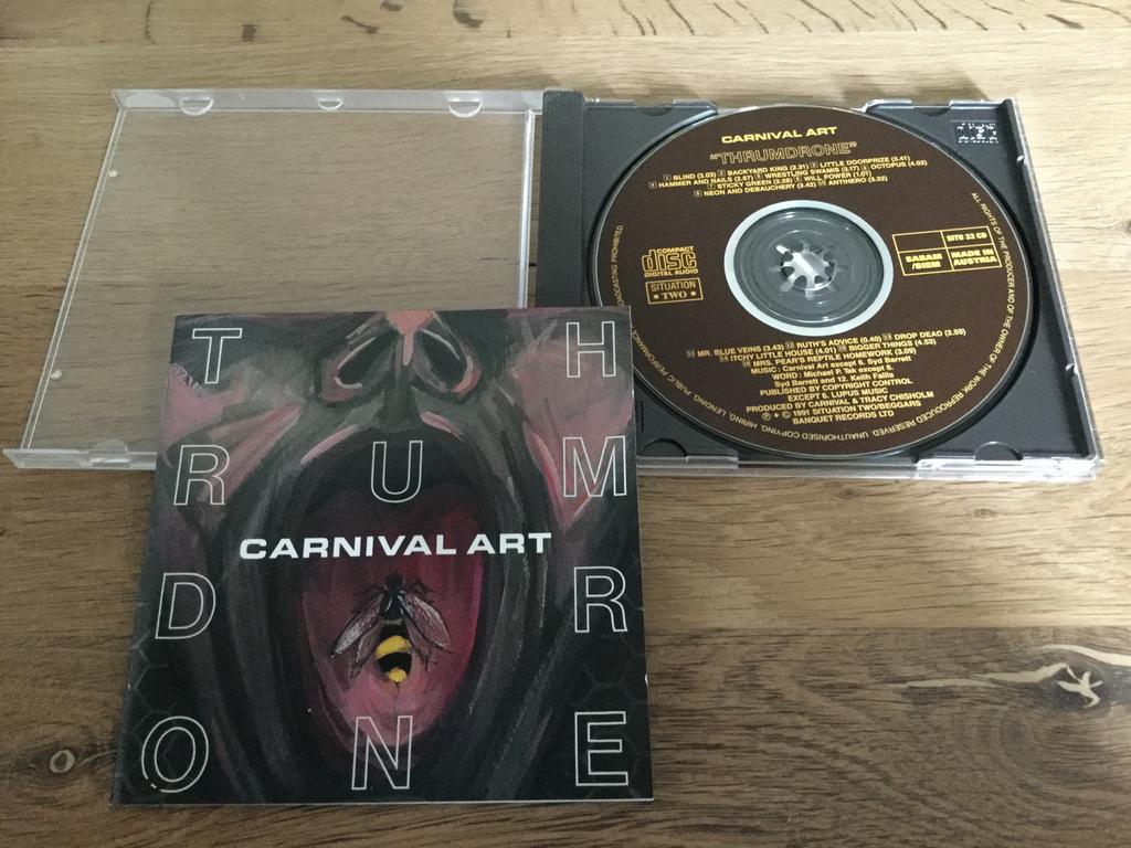 Carnival Art-Thrumdrone, lekkere rockcd. Collector item., Ophalen of Verzenden, Zo goed als nieuw, Poprock