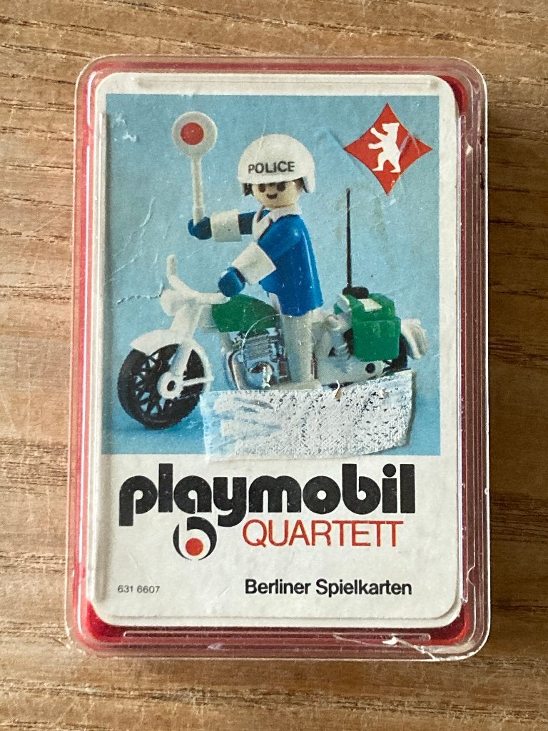 Vintage Playmobil quartett kwartet 1974, Verzamelen, Ophalen of Verzenden, Gebruikt, Kwartet(ten)
