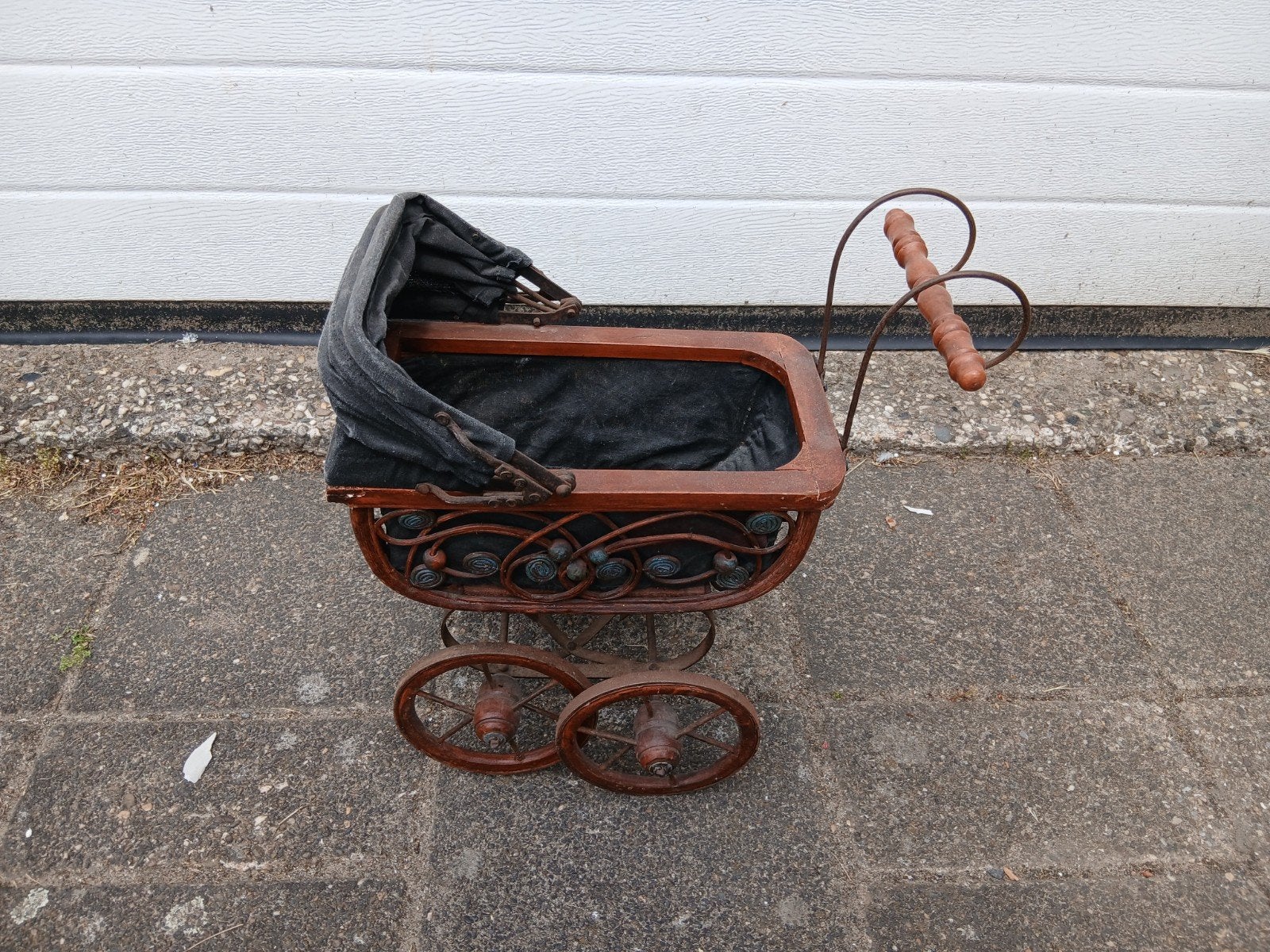 Antieke Poppenwagen, Ophalen of Verzenden