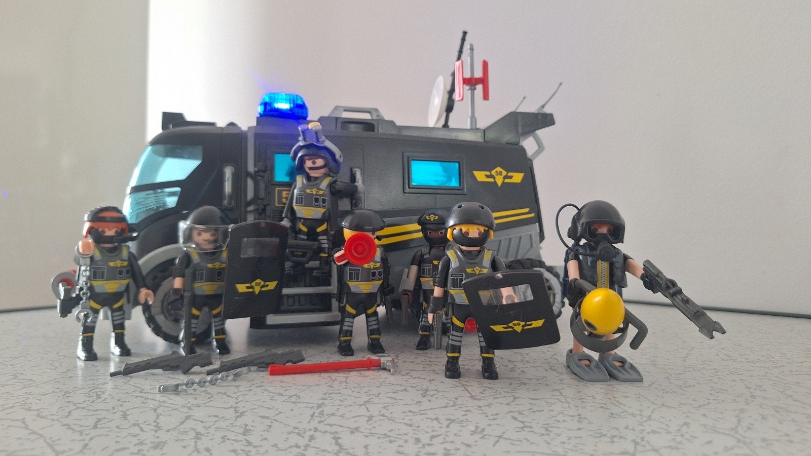 PLAYMOBIL City Action SIE-truck met licht en geluid 9360, Ophalen of Verzenden, Zo goed als nieuw