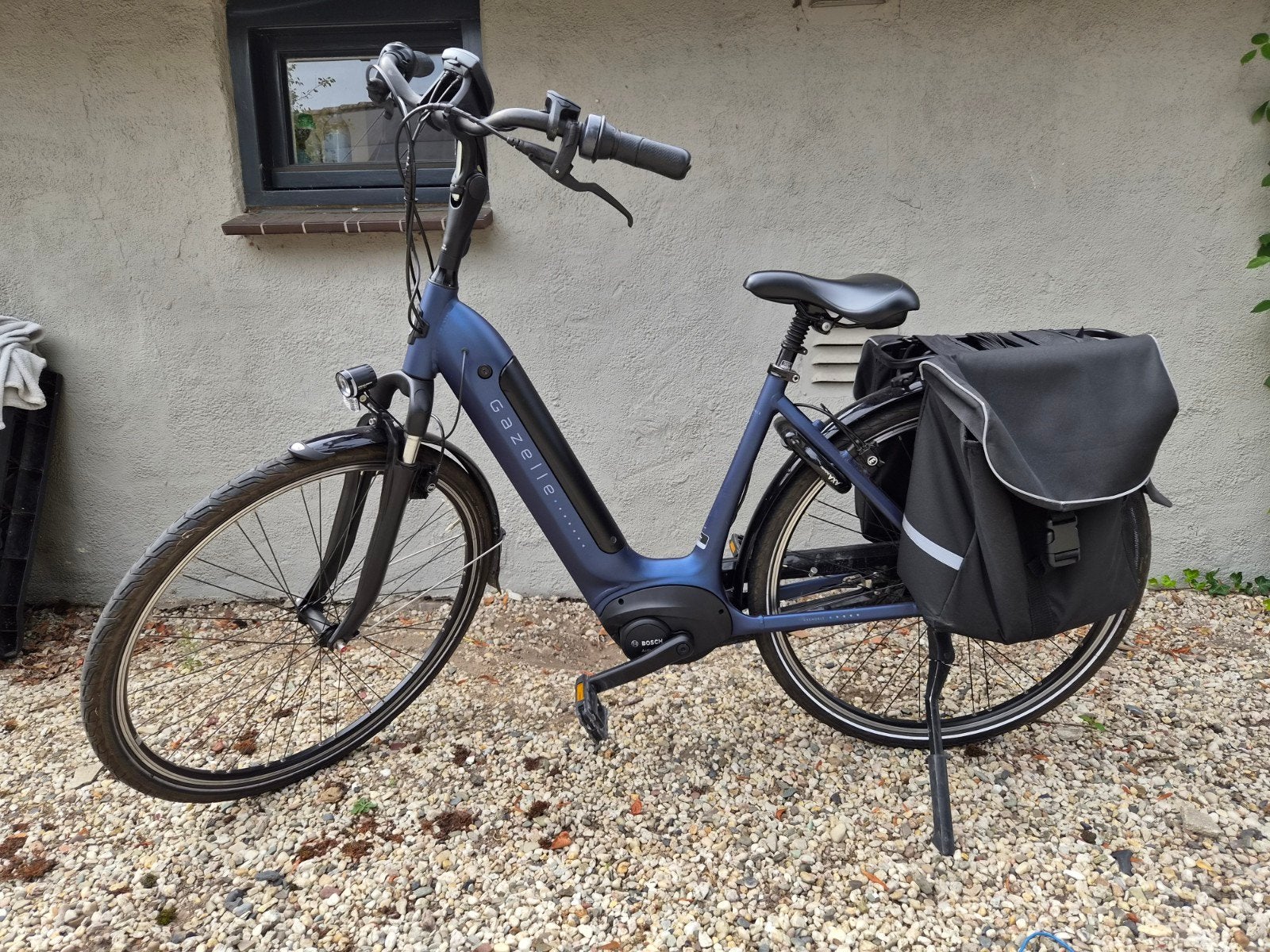 Gazelle Grenoble C7+ HMB elektrische fiets, Ophalen, Gebruikt, 47 tot 51 cm, 50 km per accu of meer
