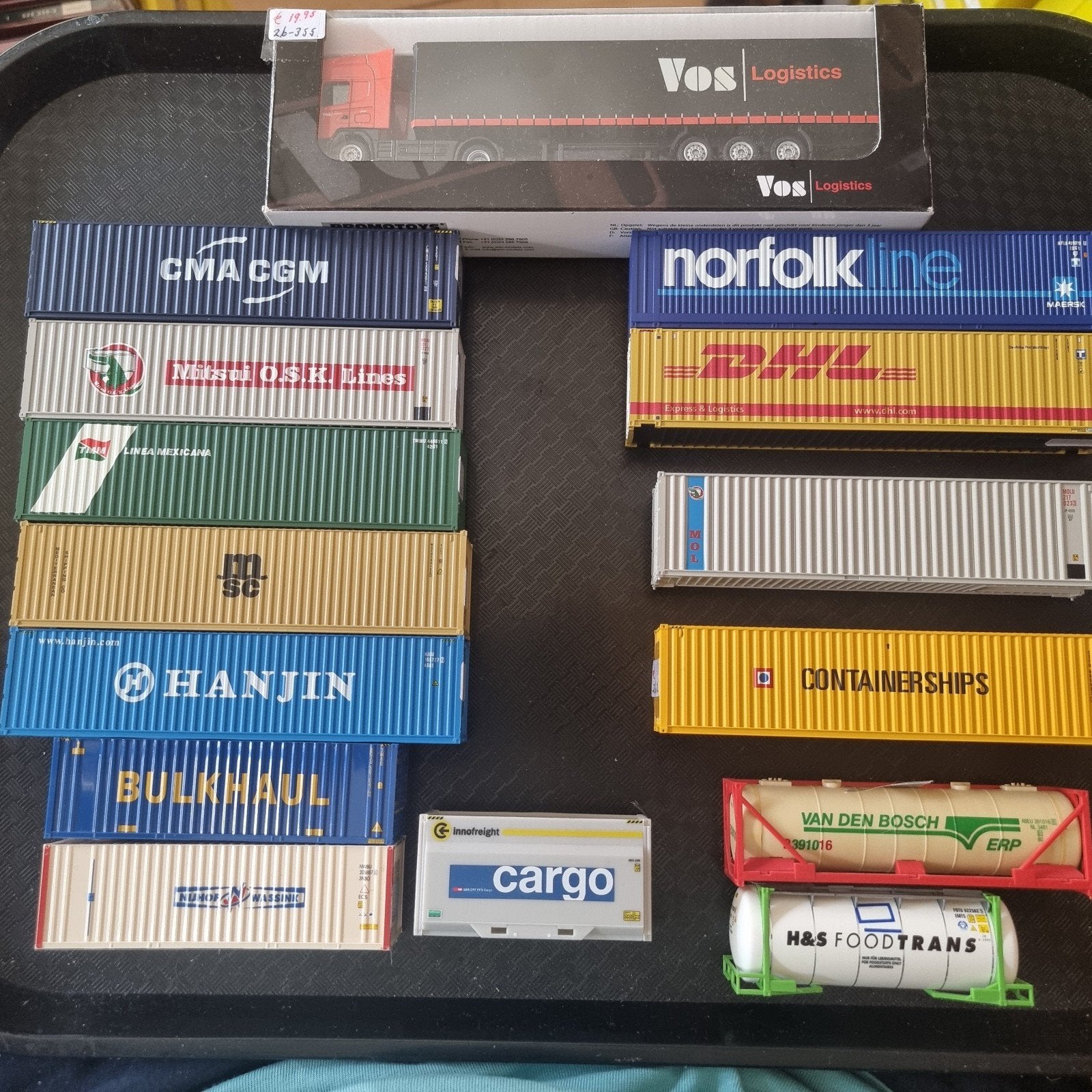 CONHTAINERS H0-1:87 Tijdv. V-VI, Ophalen of Verzenden, Zo goed als nieuw, Gelijkstroom of Wisselstroom, Overige merken