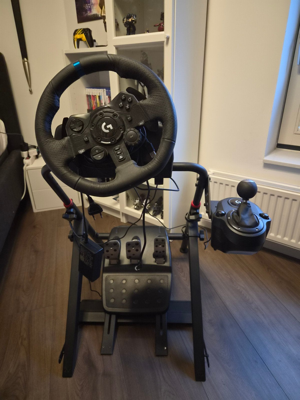 Logitech G923 Trueforce set met Wheel Stand Pro en Shifter, Ophalen, Racestuur, PlayStation, Zo goed als nieuw