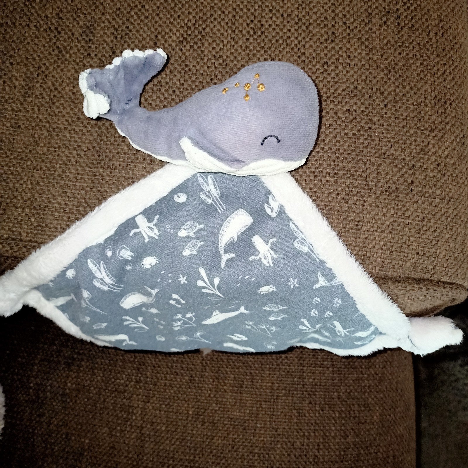 Little dutch walvis kroeldoek, blauw wit., Gebruikt, Little Dutch, Blauw, Ophalen of Verzenden