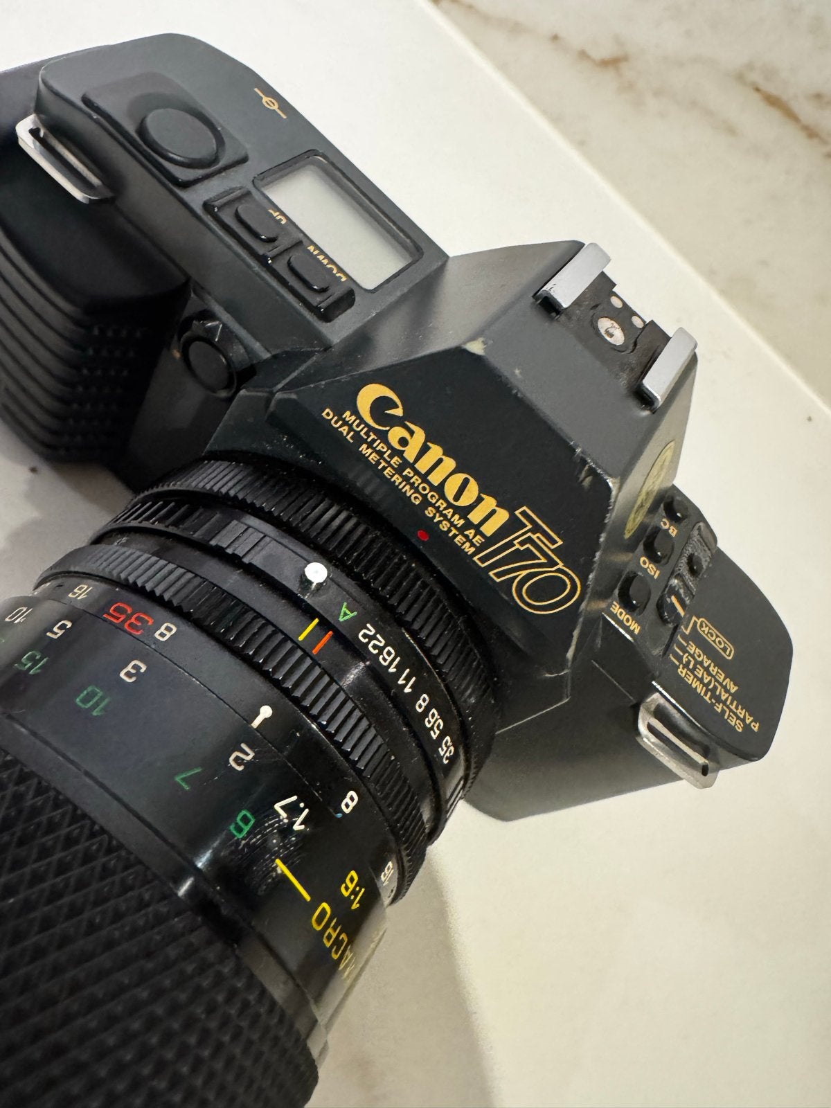 Vintage Canon T70 camera met lenzen, extra rol en hardcase, Ophalen of Verzenden, Gebruikt, Spiegelreflex, Canon