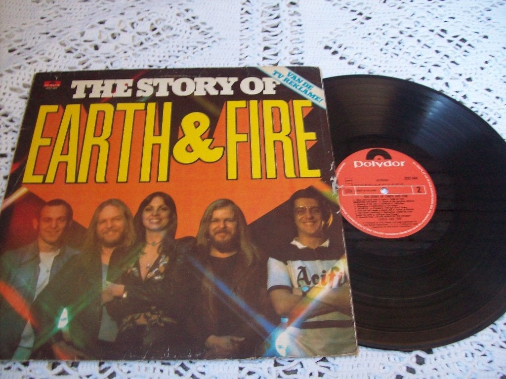 Earth & Fire - The Story Of Earth & Fire LP, LP, Gebruikt, Pop, Ophalen of Verzenden