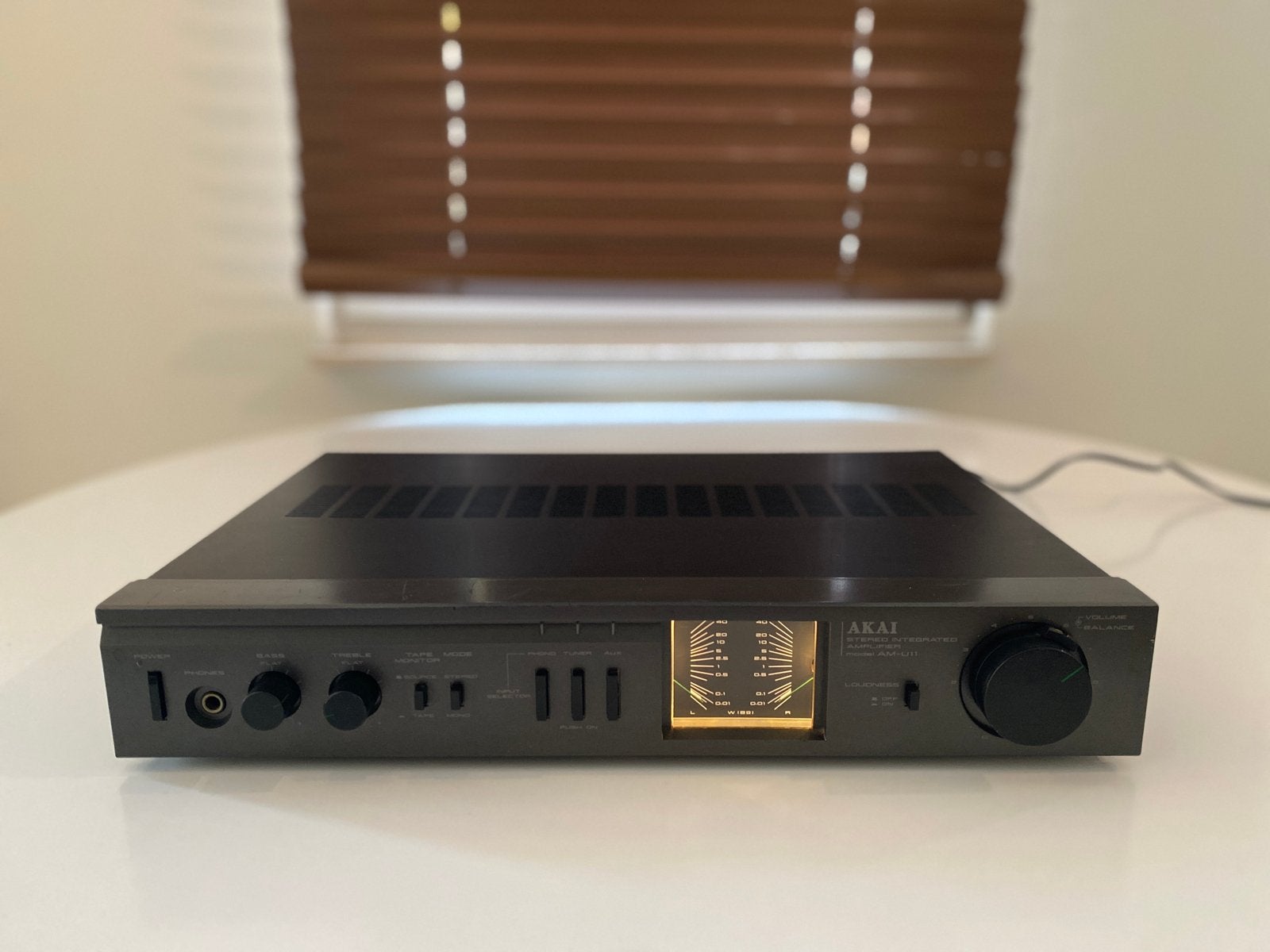 Akai AM-U11 Stereo Geïntegreerde Versterker, Overige merken, Ophalen of Verzenden, Zo goed als nieuw, Minder dan 60 watt