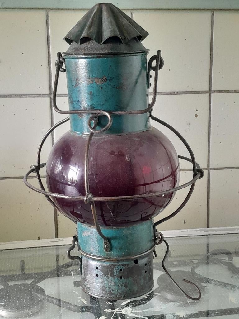 Scheepslamp, Verzamelen, Verzenden, Gebruikt, Motorboot of Zeilboot, Gebruiksvoorwerp