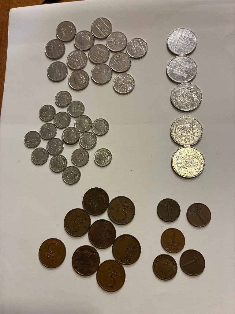 Munten uit de Gulden tijd van 1 cent t/m 1 gulden Zie specif, Ophalen of Verzenden, Koningin Juliana, Losse munt