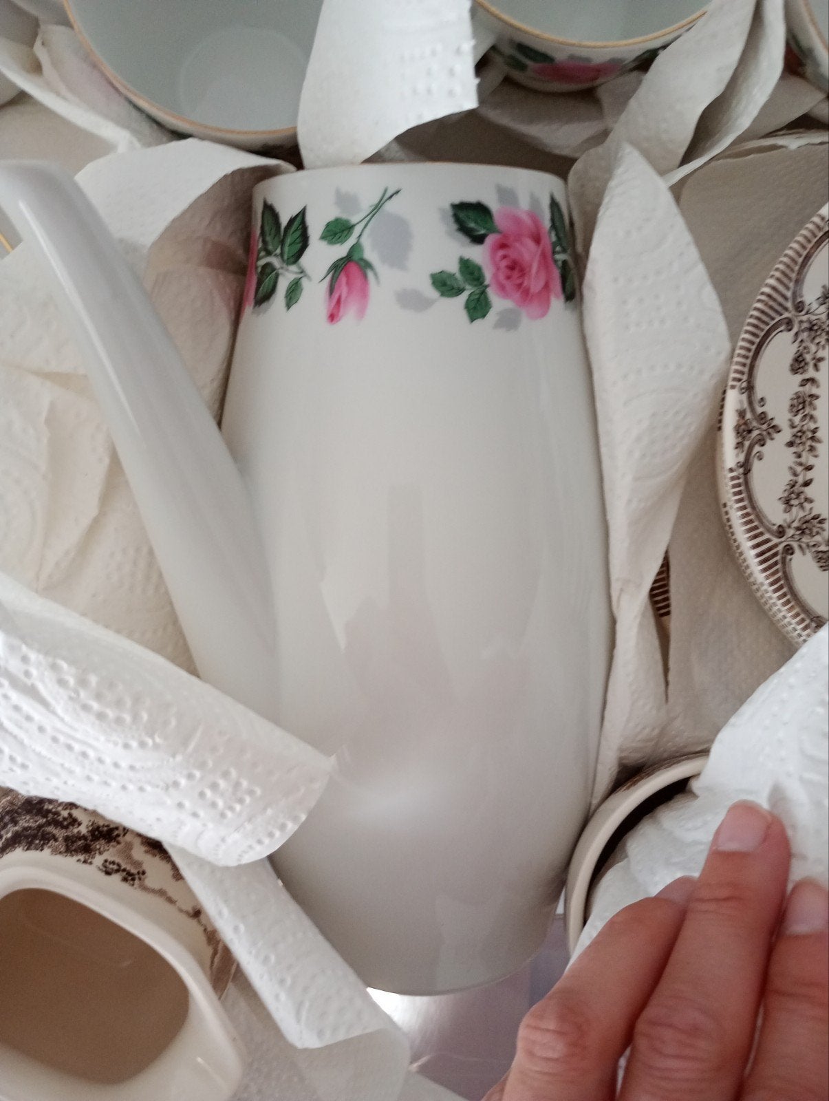 Seltmann Weiden "Roma Rosen" 21-delig servies, Antiek en Kunst, Ophalen
