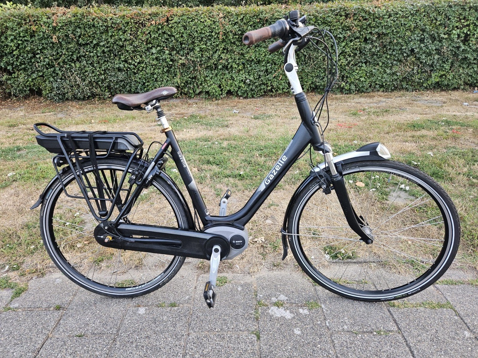 elektrische fiets gazelle, Ophalen, Zo goed als nieuw, 50 km per accu of meer, 55 tot 59 cm