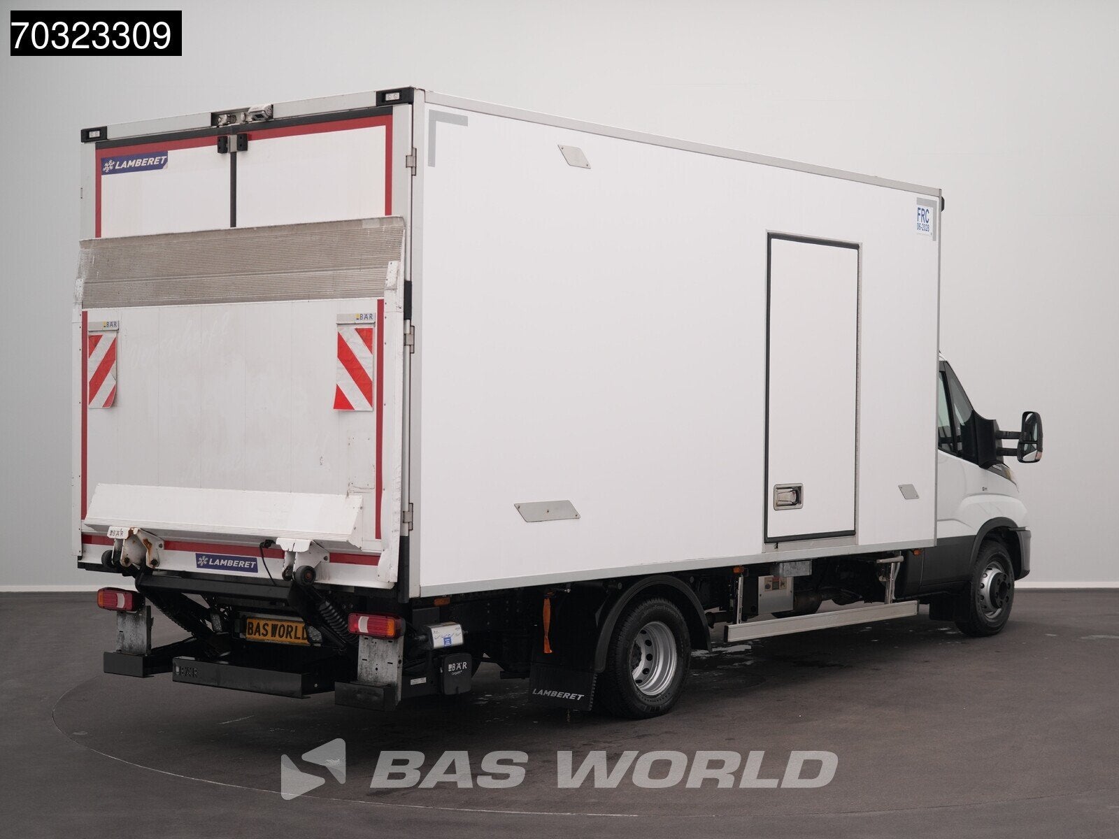 Iveco Daily 72C21 3.0L Automaat Lamberet Laadklep Koelwagen, Automaat, Stof, Gebruikt, Euro 6
