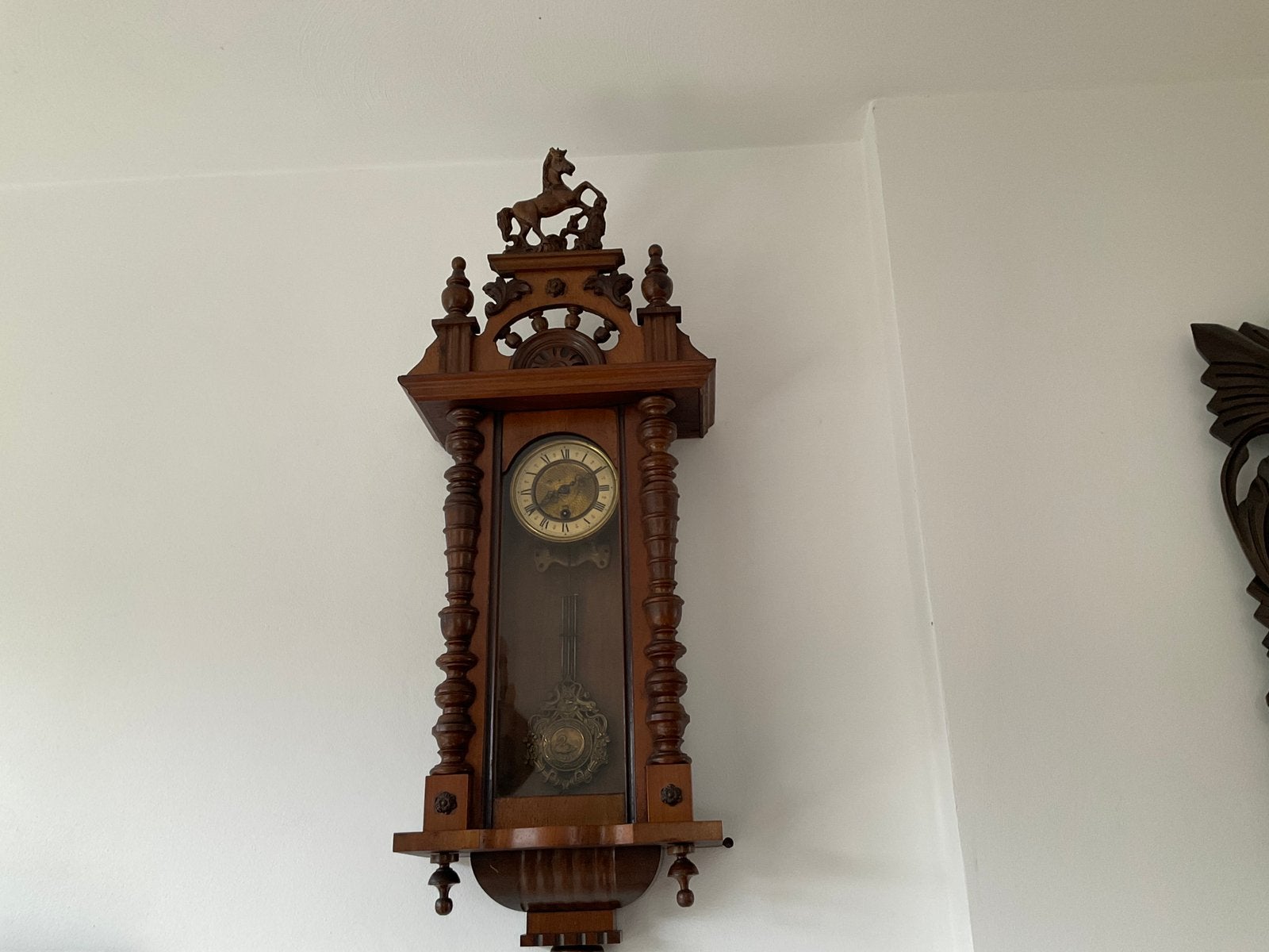 Antieke regulateur geheel origineel, Ophalen