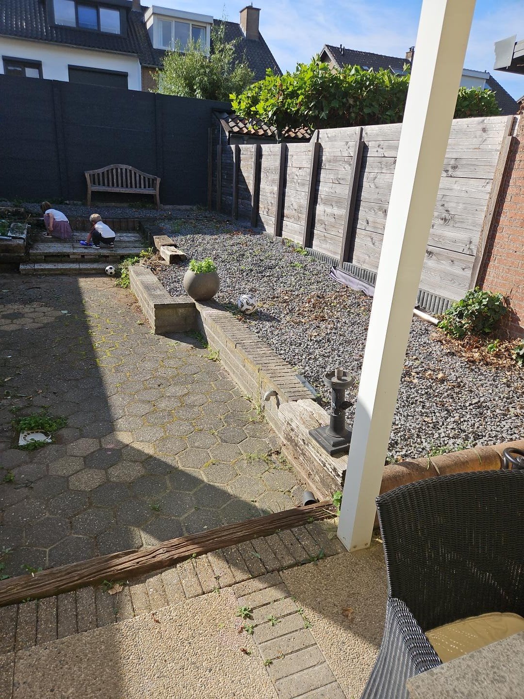 Gratis grind af te halen, Tuin en Terras, Ophalen, Gebruikt, Grijs, Grind