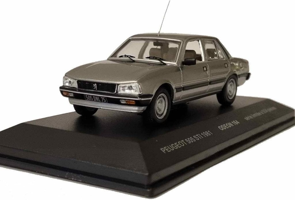 Odeon 1:43 Peugeot 505 GR 1982 grijs, limited 504 pcs, Overige merken, -, Nieuw, Ophalen of Verzenden