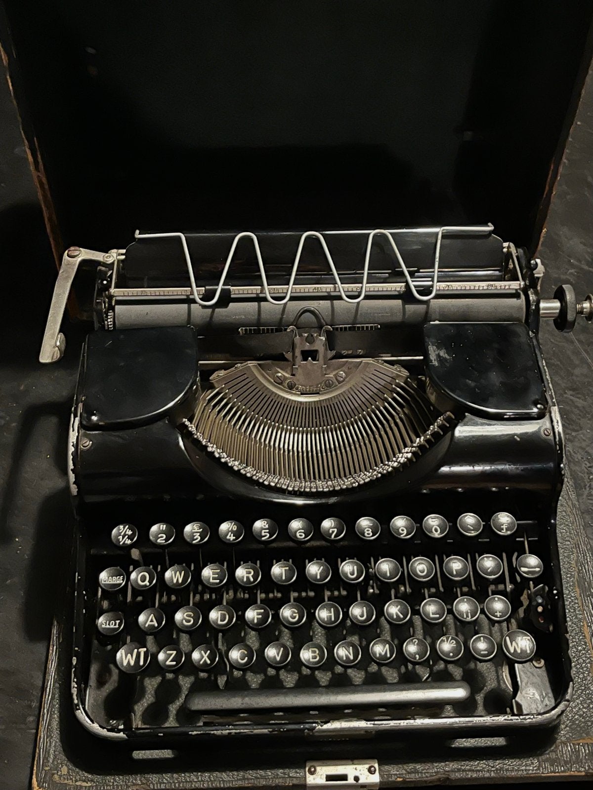 prachtige Olympia Progress draagbare typemachine uit 1940 NL, Diversen, Ophalen of Verzenden