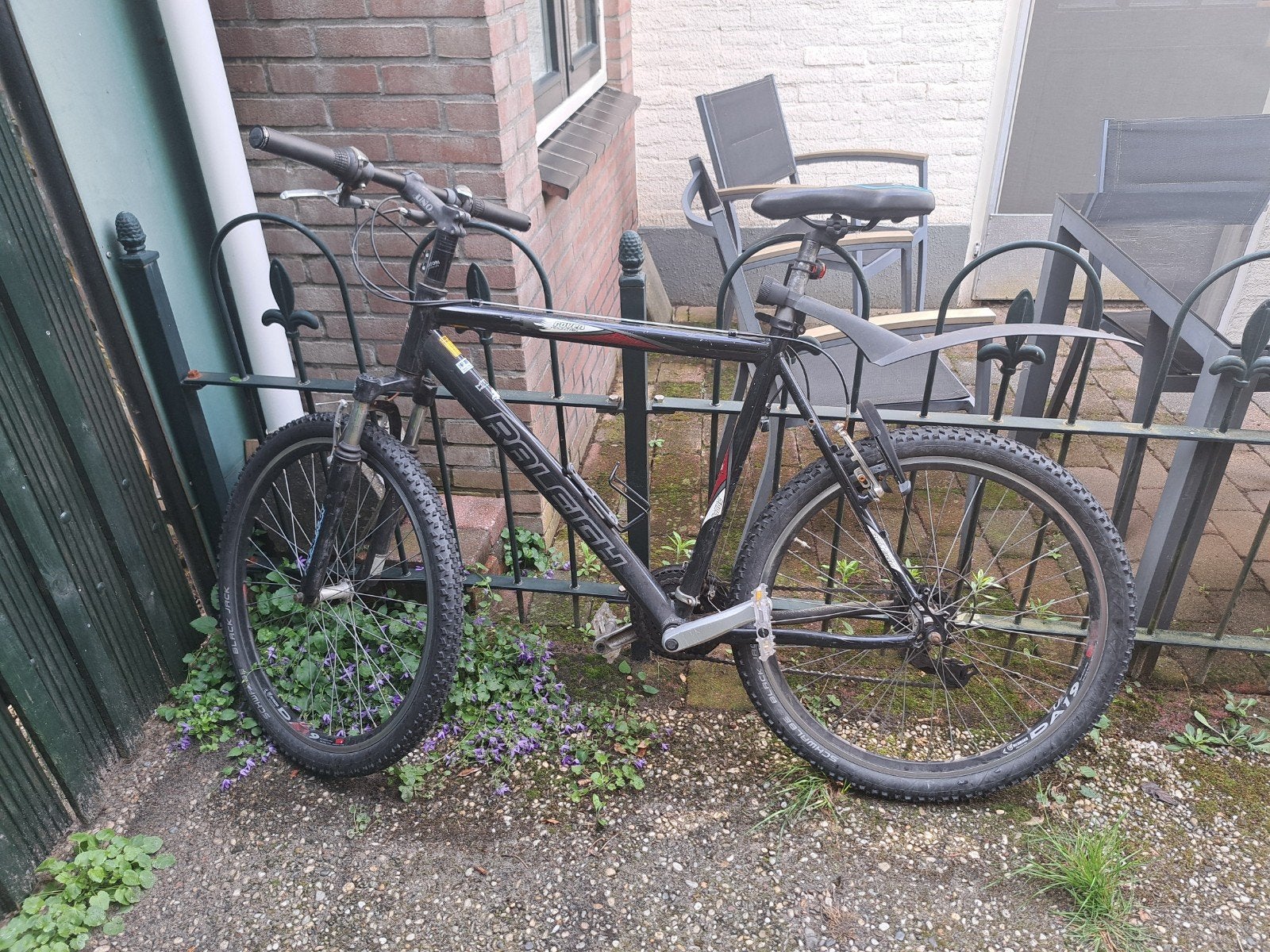 Mountainbike met slot, Raleigh, Gebruikt, Gebruikt, Hardtail, 53 tot 57 cm, Ophalen