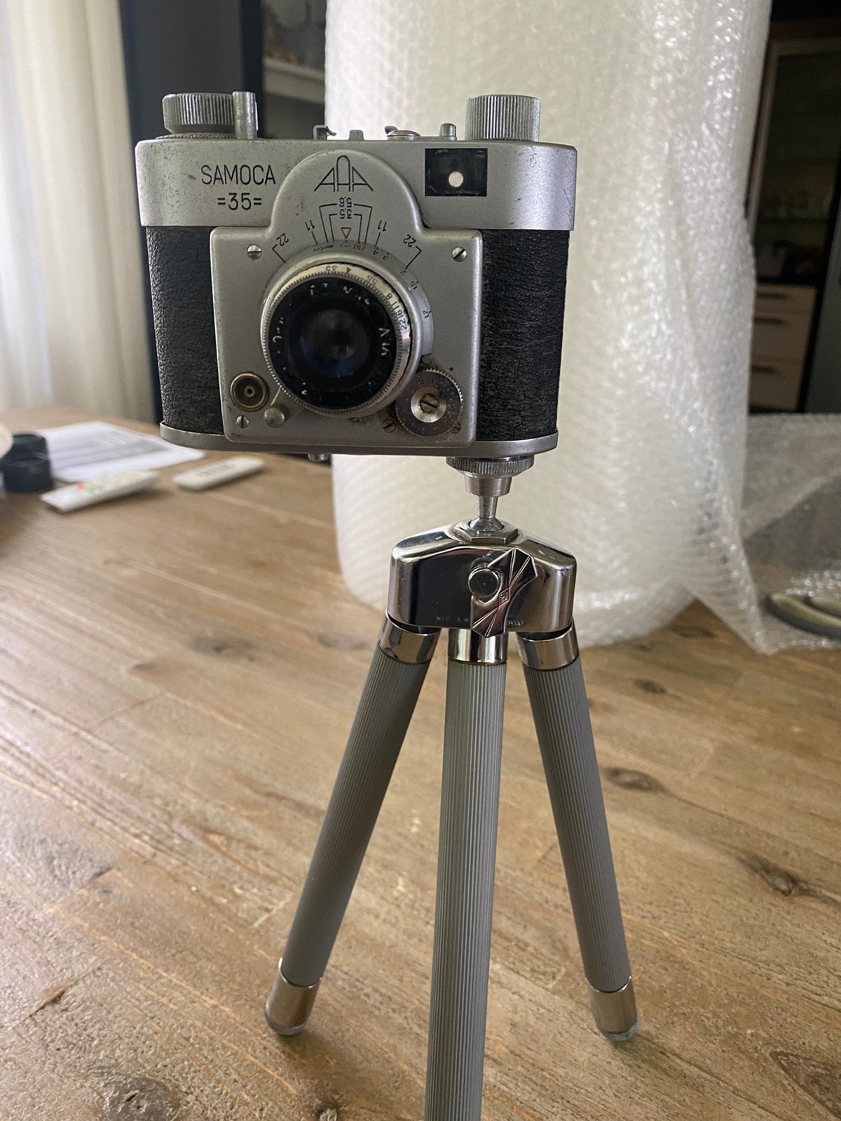 Vintage Samoca 35 analoge camera, Audio, Tv en Foto, Fotocamera's Analoog, Ophalen of Verzenden, Gebruikt, Compact, Overige Merken