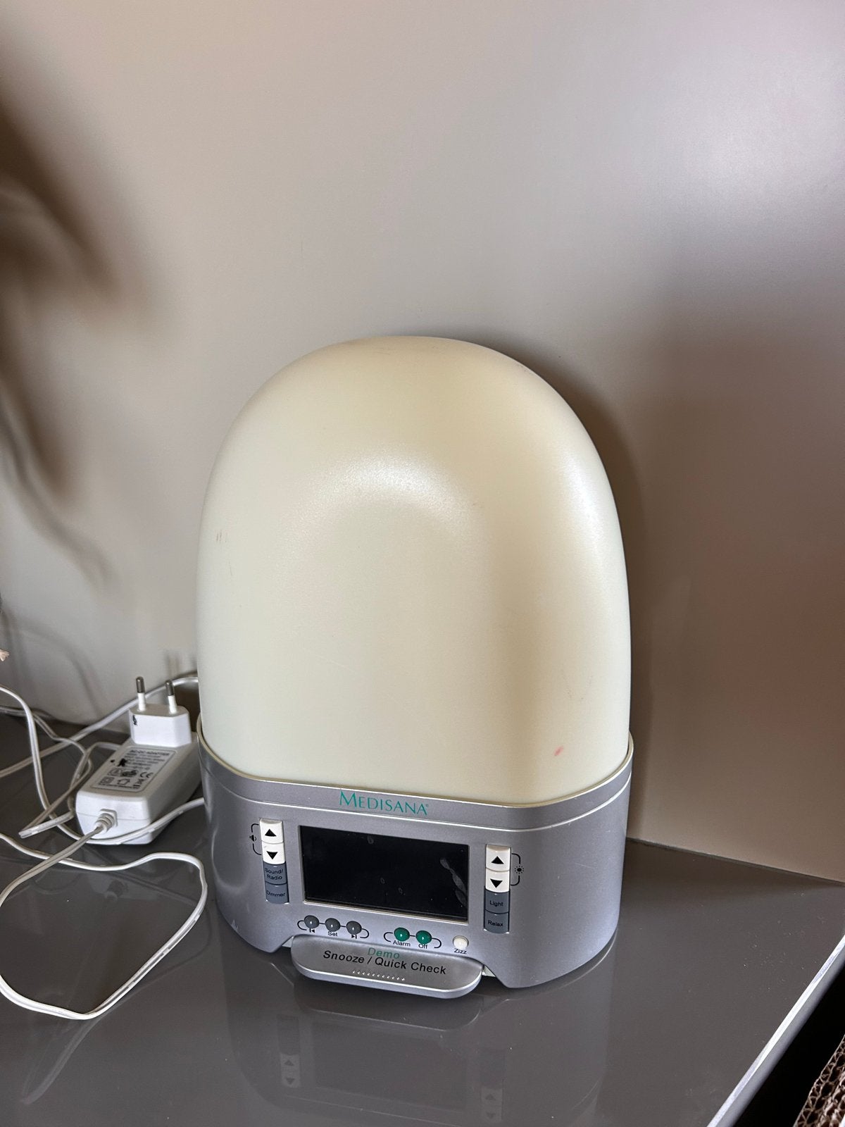 Medisana Wake-up Light / Wekker met Licht en Geluid, Witgoed en Apparatuur, Ophalen of Verzenden, Zo goed als nieuw, Digitaal