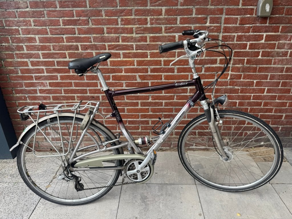 Koga Miyata heren fiets 28inch, Fietsen en Brommers, Gebruikt, Velgrem, Versnellingen, 57 tot 61 cm