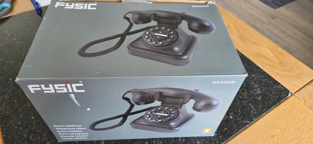 Fysic Graham Retro Telefoon - Nieuw in doos, Ophalen of Verzenden, Nieuw, 1 handset