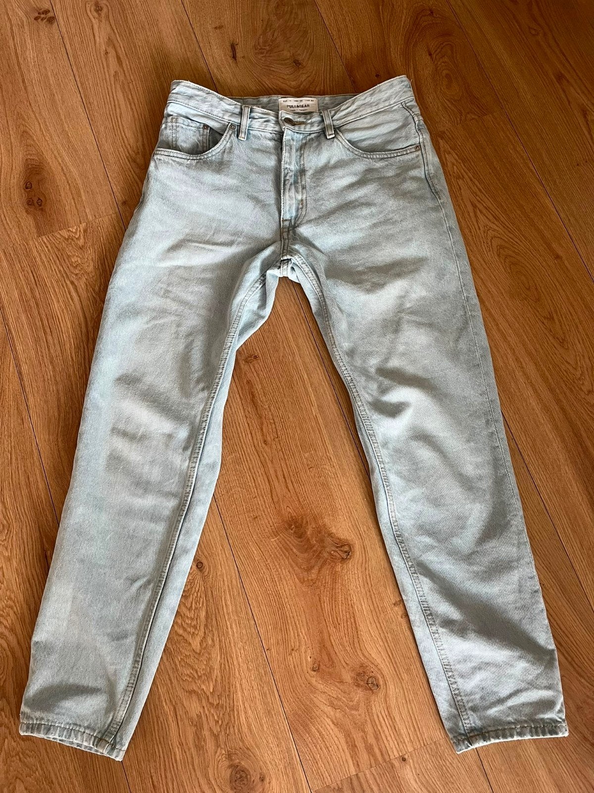 pull and bear jeans, Ophalen of Verzenden, Zo goed als nieuw, Blauw, W32 (confectie 46) of kleiner