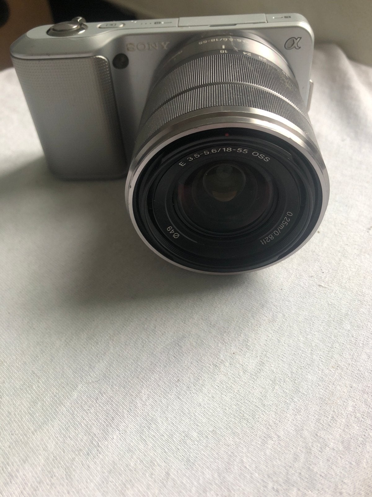 Sony NEX-3 Systeemcamera met E 3.5-5.6/18-55 OSS lens, Audio, Tv en Foto, Gebruikt, Beeldstabilisatie, Ophalen of Verzenden, 4 t/m 7 keer