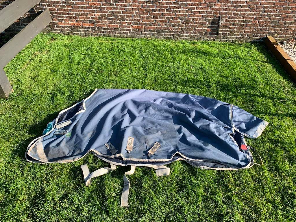 Horseware Amigo Turnout Eco Bravo 12 Plus 100gr maat 205, Dieren en Toebehoren, Paarden en Pony's | Dekens en Dekjes, Full (L)