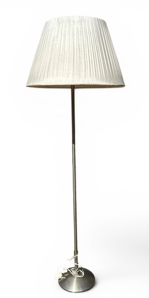 273. Vloerlamp met geplisseerde kap, Gispen - 20e eeuw, Ophalen