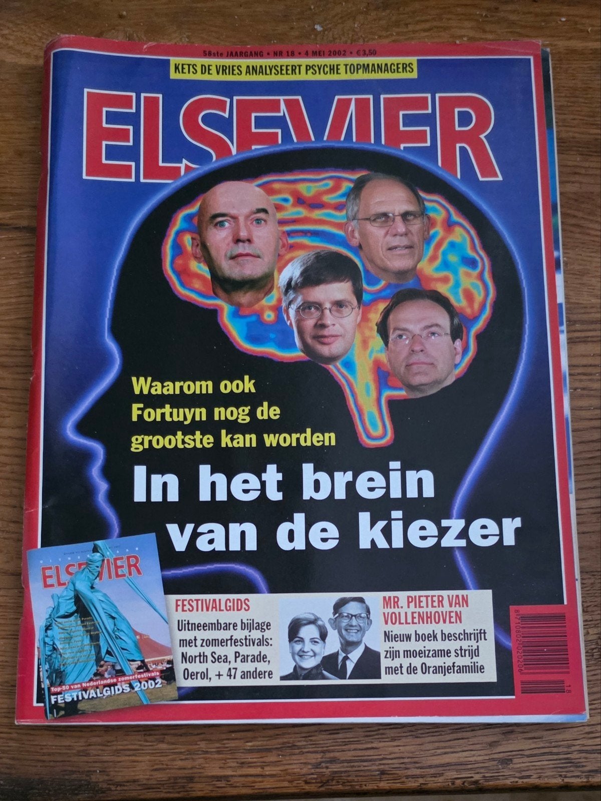 Elsevier Magazine 2002 - In het brein van de kiezer, Boeken, Ophalen of Verzenden, Gelezen, Overige typen