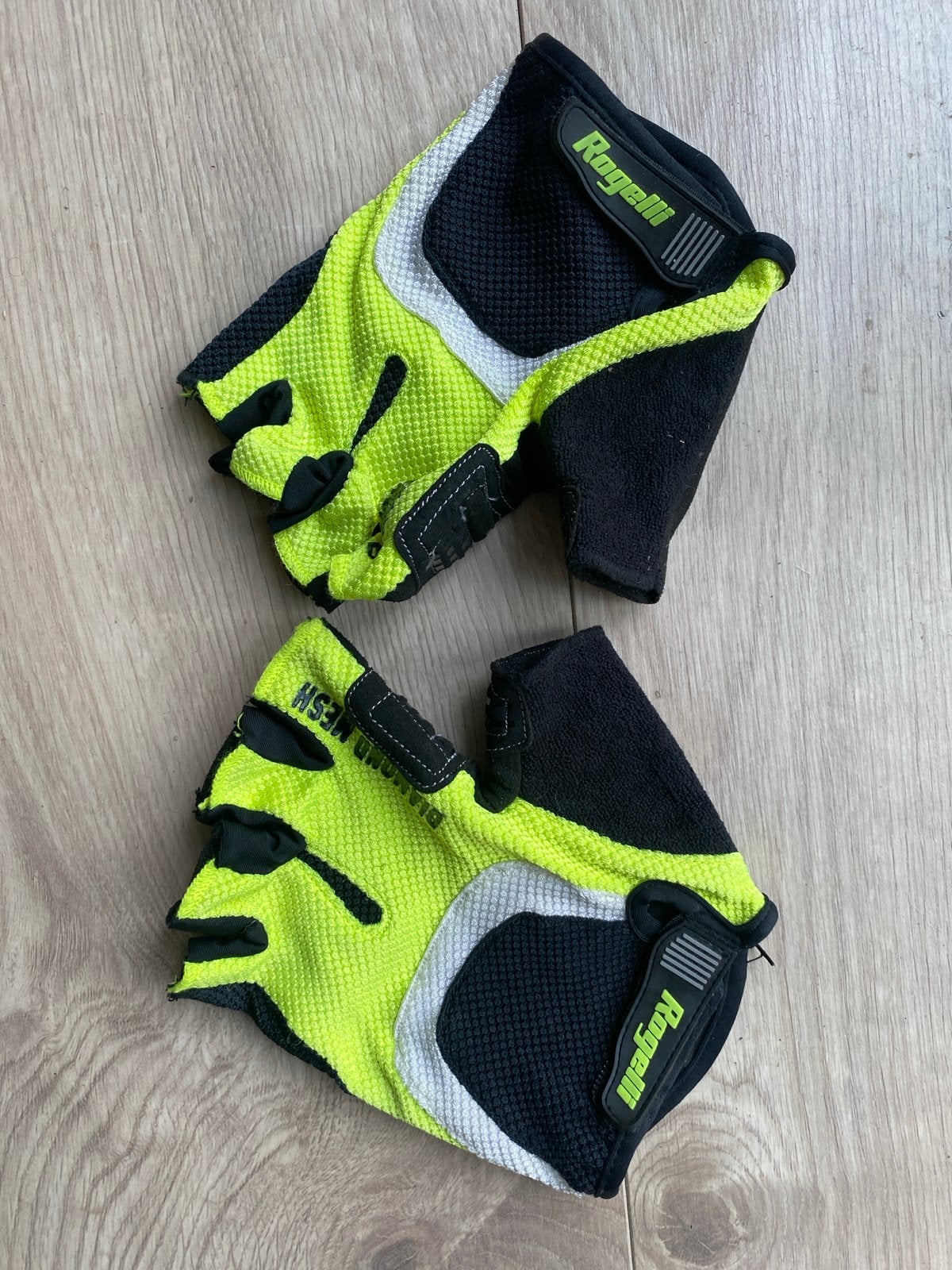 Roggeli fiets handschoenen neon geel, Ophalen, Gebruikt, Heren, Overige maten