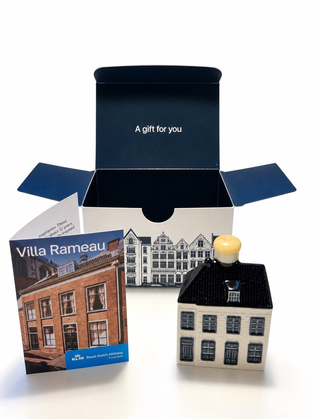 KLM huisje 106 Villa Rameau – nieuw, gevuld + originele doos, Verzamelen, Ophalen of Verzenden, Nieuw, Gevuld
