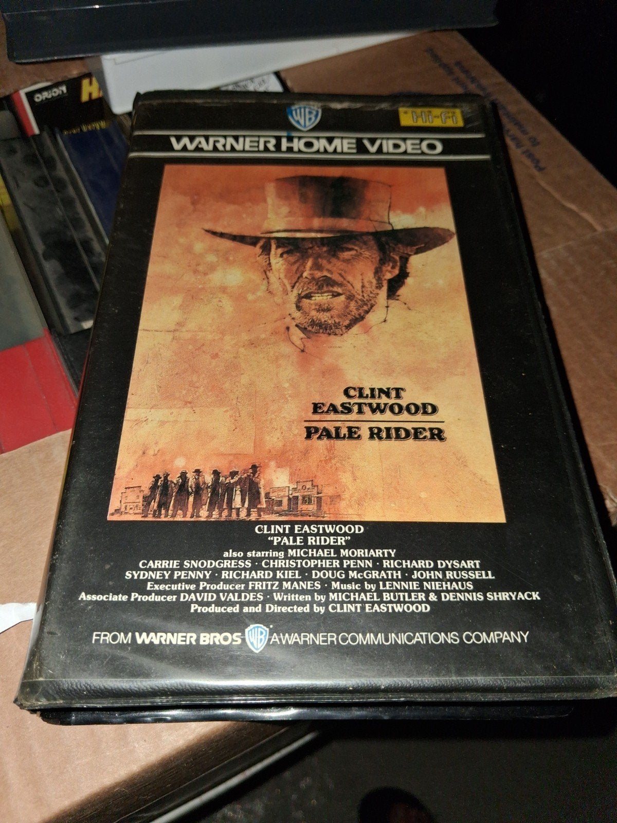Vhs ex-rental  - Pale Rider, Vanaf 16 jaar, Ophalen of Verzenden, Gebruikt, Horror