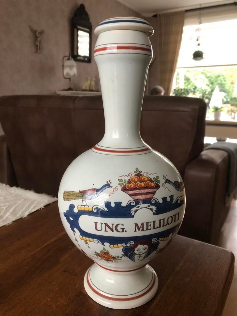 Mooie vaas met stolp, Ophalen of Verzenden
